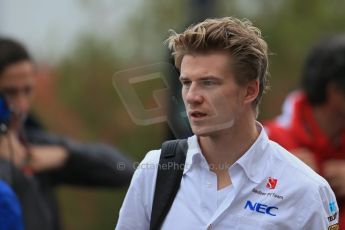 World © Octane Photographic Ltd. F1 USA GP, Austin, Texas, Circuit of the Americas (COTA), Saturday 16th November 2013 - Paddock. Sauber - Nico Hulkenberg. Digital Ref : 0856lw1d4597