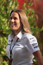 World © Octane Photographic Ltd. F1 USA GP, Austin, Texas, Circuit of the Americas (COTA), Sunday 17th November 2013 - Paddock. Williams' Deputy Team Principle - Claire Williams. Digital Ref : 0859lw1d5637