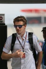 World © Octane Photographic Ltd. F1 USA GP, Austin, Texas, Circuit of the Americas (COTA), Sunday 17th November 2013 - Paddock. Sauber - Nico Hulkenberg. Digital Ref : 0859lw1d5731