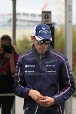 World © Octane Photographic Ltd. F1 USA GP, Austin, Texas, Circuit of the Americas (COTA), Sunday 17th November 2013 - Paddock. Williams - Pastor Maldonado. Digital Ref : 0859lw1d5745