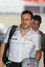 World © Octane Photographic Ltd. F1 USA GP, Austin, Texas, Circuit of the Americas (COTA), Sunday 17th November 2013 - Paddock. Vodafone McLaren Mercedes - Gary Paffett. Digital Ref : 0859lw1d5789