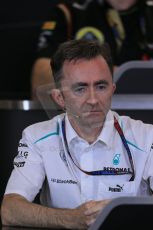 World © Octane Photographic Ltd. F1 USA GP, Austin, Texas, Circuit of the Americas (COTA), Friday 15th November 2013 – FIA Press conference. Paddy Lowe – Technical Director Mercedes AMG Petronas. Digital Ref : 0855lw1d4369