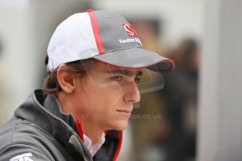 World © Octane Photographic Ltd. USA F1 Grand Prix, Austin, Texas, Circuit of the Americas (COTA). Paddock, Thursday 14th November 2013. Esteban Gutierrez – Sauber F1 Team. Digital Ref : 0852lw1d1073