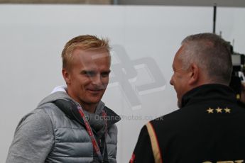 World © Octane Photographic Ltd. USA F1 Grand Prix, Austin, Texas, Circuit of the Americas (COTA). Paddock, Thursday 14th November 2013. Heikki Kovalainen - Lotus F1 Team. Digital Ref : 0852lw1d1100