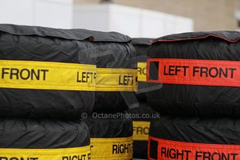 World © Octane Photographic Ltd. USA F1 Grand Prix, Austin, Texas, Circuit of the Americas (COTA). Paddock, Thursday 14th November 2013. Pirelli tyre choices. Digital Ref : 0852lw1d1119