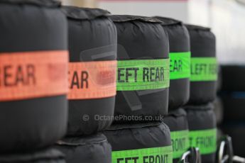 World © Octane Photographic Ltd. USA F1 Grand Prix, Austin, Texas, Circuit of the Americas (COTA). Paddock, Thursday 14th November 2013. Hard and Intermediate tyre choices. Digital Ref : 0852lw1d1125
