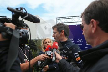 World © Octane Photographic Ltd. USA F1 Grand Prix, Austin, Texas, Circuit of the Americas (COTA). Paddock, Thursday 14th November 2013. Mark Webber – Infiniti Red Bull Racing. Digital Ref : 0852lw1d2646