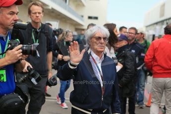 World © Octane Photographic Ltd. USA F1 Grand Prix, Austin, Texas, Circuit of the Americas (COTA). Paddock, Thursday 14th November 2013. Bernie Ecclestone. Digital Ref : 0852lw1d2657