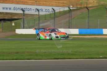 World © Octane Photographic Ltd. Donington Park test day 26th September 2013. Porsche 997 GT3-R – Trackspeed – Phil Keen, Jon Minshaw. Digital Ref : 0830lw1d8651