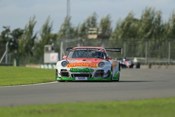 World © Octane Photographic Ltd. Donington Park test day 26th September 2013. Porsche 997 GT3-R – Trackspeed – Phil Keen, Jon Minshaw. Digital Ref: 0830lw1d8756