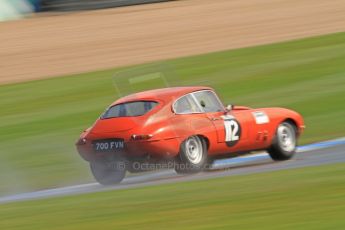 World © Octane Photographic Ltd. Donington Historic Festival, Saturday 4th May 2013, E Type Challenge. Digital Ref : 0651cb7d0469