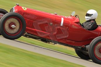 World © Octane Photographic Ltd. Donington Historic Festival, Friday 3rd May 2013. HGPCA Nuvolari Trophy pre-1940 GP cars with Hall and Hall. Alfa Romeo P3 Tipo B (Scuderia Ferrari) - Tony Smith. Digital Ref : 0645cb7d0099