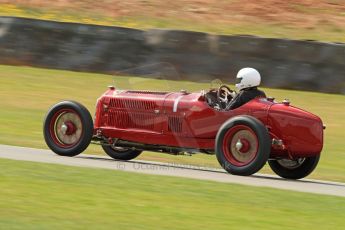 World © Octane Photographic Ltd. Donington Historic Festival, Friday 3rd May 2013. HGPCA Nuvolari Trophy pre-1940 GP cars with Hall and Hall. Alfa Romeo P3 Tipo B (Scuderia Ferrari) - Tony Smith. Digital Ref : 0645cb7d0124