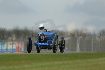 World © Octane Photographic Ltd. Donington Historic Festival, Friday 3rd May 2013. HGPCA Nuvolari Trophy pre-1940 GP cars with Hall and Hall. Bugatti T35B - Charles Knill-Jones. Digital Ref : 0645lw1d7268