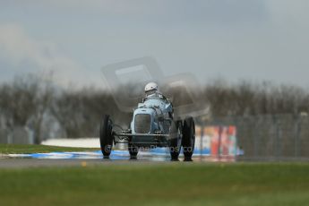World © Octane Photographic Ltd. Donington Historic Festival, Friday 3rd May 2013. HGPCA Nuvolari Trophy pre-1940 GP cars with Hall and Hall. Frazer Nash Shelsley - Geraint Lewis. Digital Ref : 0645lw1d7296