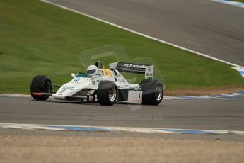 World © Octane Photographic Ltd. Donington Historic Festival, Friday 3rd May 2013. Ayrton Senna Car Demonstrations. Williams FW08C driven by Rob Hall. Digital Ref : 0646cb7d0193