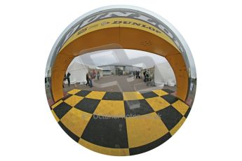 World © Octane Photographic Ltd. Donington Historic Festival, Sunday 5th May 2013. Ayrton Senna Car Display. Digital Ref : 0646lw1d7904