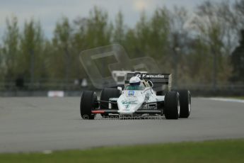 World © Octane Photographic Ltd. Donington Historic Festival, Friday 3rd May 2013. Ayrton Senna Car Demonstrations. Williams FW08C driven by Rob Hall. Digital Ref : 0646lw1d7531