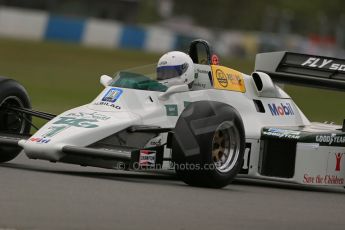 World © Octane Photographic Ltd. Donington Historic Festival, Friday 3rd May 2013. Ayrton Senna Car Demonstrations. Williams FW08C driven by Rob Hall. Digital Ref : 0646lw1d7582