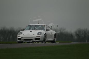 World © Octane Photographic Ltd. Donington Park General Unsilenced Test, Thursday 28th November 2013. Porsche GT3 Cup. Digital Ref : 0870cb1d8169