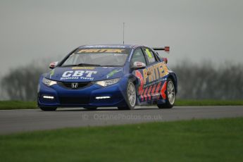 World © Octane Photographic Ltd. Donington Park General Unsilenced Test, Thursday 28th November 2013. British Touring Car Championship (BTCC) - Martin Depper – Pirtek Pacing – Honda Civic NGTC. Digital Ref : 0870cb1d8209