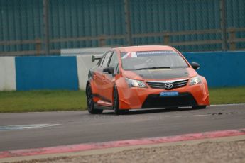 World © Octane Photographic Ltd. Donington Park General Unsilenced Test, Thursday 28th November 2013. United Autosports – British Touring Car Championship (BTCC) – Toyota Avensis NGTC. Digital Ref : 0870cb1d8329