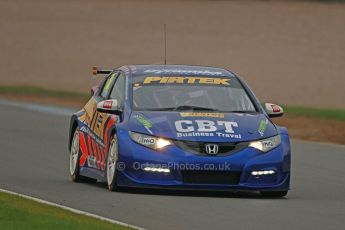 World © Octane Photographic Ltd. Donington Park General Unsilenced Test, Thursday 28th November 2013. British Touring Car Championship (BTCC) - Martin Depper – Pirtek Pacing – Honda Civic NGTC. Digital Ref : 0870cb1d8390