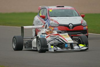 World © Octane Photographic Ltd. Donington Park General Unsilenced Test, Thursday 28th November 2013. FIA Formula 3 (F3) European Championship – Spike Goddard – T-Sport – Dallara F312 ThreeBond Nissan and United Autosports – Renault UK Clio Cup – Renault Clio RS – Finlay Crocker. Digital Ref : 0870cb1d8399