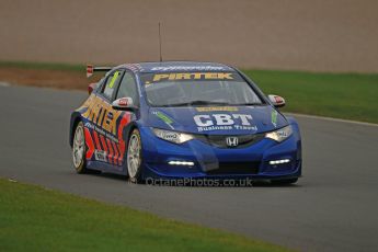 World © Octane Photographic Ltd. Donington Park General Unsilenced Test, Thursday 28th November 2013. British Touring Car Championship (BTCC) - Martin Depper – Pirtek Pacing – Honda Civic NGTC. Digital Ref : 0870cb1d8402