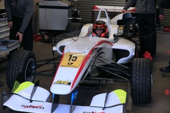 World © Octane Photographic Ltd. Donington Park General Unsilenced Test, Thursday 28th November 2013. FIA Formula 3 (F3) European Championship – Spike Goddard – T-Sport – Dallara F312 ThreeBond Nissan. Digital Ref : 0870cb1dx8158