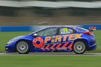 World © Octane Photographic Ltd. Donington Park General Unsilenced Test, Thursday 28th November 2013. British Touring Car Championship (BTCC) - Martin Depper – Pirtek Pacing – Honda Civic NGTC. Digital Ref : 0870cb1dx8241
