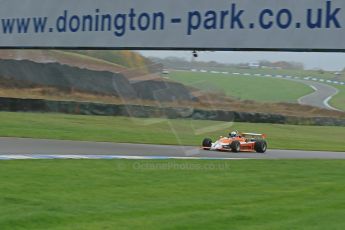 World © Octane Photographic Ltd. Donington Park General Unsilenced Test, Thursday 28th November 2013. Ex-Ian Scheckter , Team Gunston March 832 Mazda , Historic F2.Formula Atlantic. Digital Ref : 0870cb1dx8287