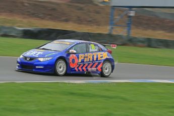 World © Octane Photographic Ltd. Donington Park General Unsilenced Test, Thursday 28th November 2013. British Touring Car Championship (BTCC) - Martin Depper – Pirtek Pacing – Honda Civic NGTC. Digital Ref : 0870cb1dx8319