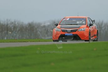 World © Octane Photographic Ltd. Donington Park General Unsilenced Testing 5th December 2013. James Cole - United Autosports - Toyota Avensis NGTC - British Touring Car Championship (BTCC). Digital ref : 0873cb1dx8629