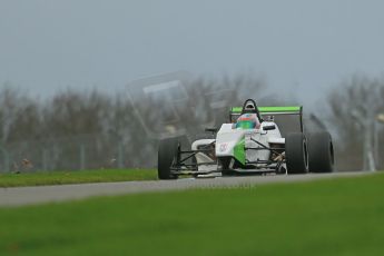 World © Octane Photographic Ltd. Donington Park General Unsilenced Testing 5th December 2013. BRDC Formula 4 (F4) Championship. MSV F4-013, MGR Motorsport, Hernan Fallas. Digital ref : 0873cb1dx8717