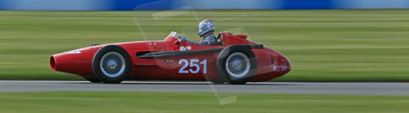 World © Octane Photographic Ltd. Donington Park General Un-silenced Testing, Thursday May 15th 2013. Hall and Hall Maserati 250F. Digital Ref : 0676cb1d3223