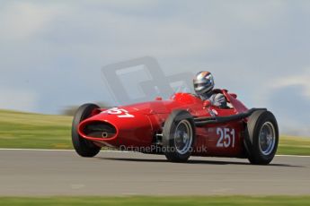 World © Octane Photographic Ltd. Donington Park General Un-silenced Testing, Thursday May 15th 2013. Hall and Hall Maserati 250F. Digital Ref : 0676cb7d9556