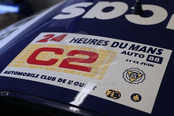 World © Octane Photographic Ltd. Donington Park General un-silenced test 25th April 2013. Mike Donovan, Spice SE88C - Group C (Gp.C) Racing. Digital Ref : 0641cb1d4886