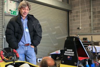 World © Octane Photographic Ltd. Donington Park General un-silenced test 25th April 2013. James Robinson of Double R Racing, FIA F3 Championship, David Brabham, Motorsport Industry Association, the-mia.com. Digital Ref : 0641cb1d4900