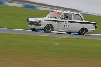 World © Octane Photographic Ltd. Donington Park General un-silenced test 25th April 2013. Ford Lotus Cortina - John Griffiths/James Thorpe. Digital Ref : 0641cb1d5055