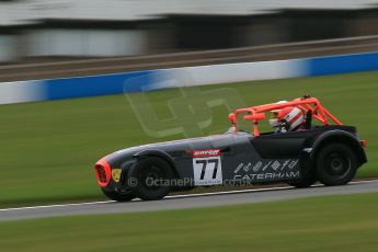 World © Octane Photographic Ltd. Donington Park General un-silenced test 25th April 2013. Darren Burke - Caterham 7. Digital Ref : 0641cb1d5071