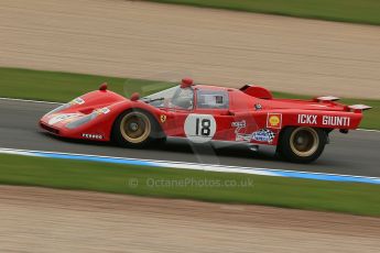 World © Octane Photographic Ltd. Donington Park General un-silenced test 25th April 2013. Ex-Ickx/Giunti Ferrari 512B. Digital Ref : 0641cb1d5422