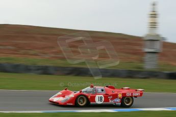 World © Octane Photographic Ltd. Donington Park General un-silenced test 25th April 2013. Ex-Ickx/Giunti Ferrari 512B. Digital Ref : 0641cb1d5504