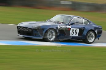 World © Octane Photographic Ltd. Donington Park General un-silenced test 25th April 2013. Datsun 240Z - Sinom Watts/Roberto Giodanelli. Digital Ref : 0641cb1d5536