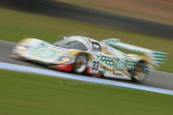 World © Octane Photographic Ltd. Donington Park General un-silenced test 25th April 2013. Henrik Linberg - Porsche 962C Dauer Racing "Tic Tac" - Group C (Gp.C) Racing. Digital Ref : 0641cb1d5540