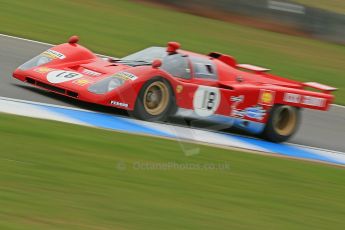 World © Octane Photographic Ltd. Donington Park General un-silenced test 25th April 2013. Ex-Ickx/Giunti Ferrari 512B. Digital Ref : 0641cb1d5625