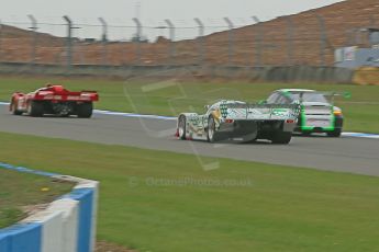 World © Octane Photographic Ltd. Donington Park General un-silenced test 25th April 2013. Ex-Ickx/Giunti Ferrari 512B, Henrik Linberg - Porsche 962C Dauer Racing "Tic Tac" - Group C (Gp.C) Racing. Britcar MSA British Endurance Championship. Ian Loggie/Chris Jones – Porsche 997 GT3 Cup – Team Parker. Digital Ref : 0641cb1d5681