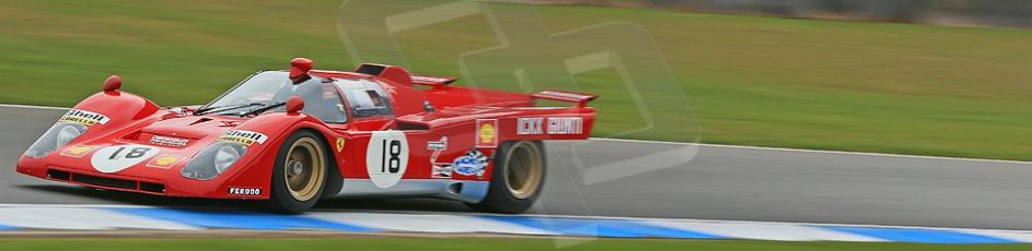World © Octane Photographic Ltd. Donington Park General un-silenced test 25th April 2013. Ex-Ickx/Giunti Ferrari 512B. Digital Ref : 0641cb1d5688