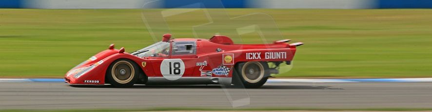 World © Octane Photographic Ltd. Donington Park General un-silenced test 25th April 2013. Ex-Ickx/Giunti Ferrari 512B. Digital Ref : 0641cb1d5810