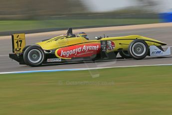 World © Octane Photographic Ltd. Donington Park General un-silenced test 25th April 2013. Double R Racing, FIA F3 Championship, David Brabham, Motorsport Industry Association, the-mia.com. Digital Ref : 0641cb1d6023